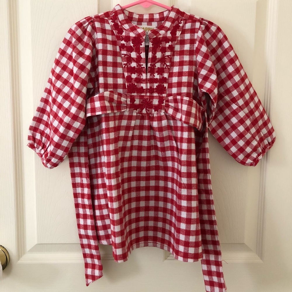 NWOT Happy by Pink Chicken Plaid Dress 18-24M